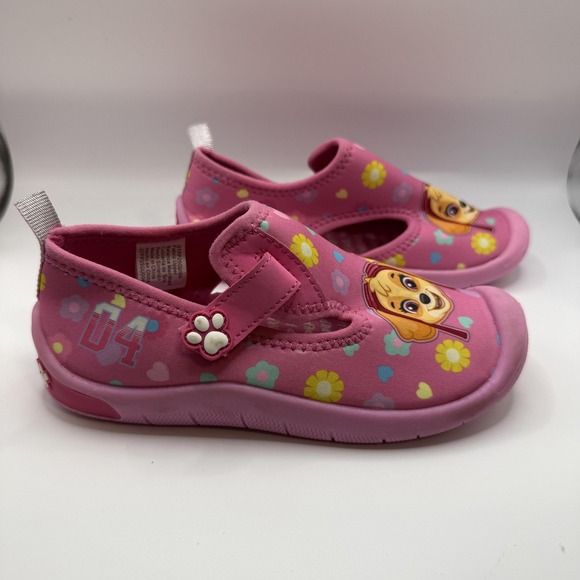 Paw Patrol Skye Shoes Toddler Girls Size 12 Pink Water Mary Jane Ground Up - Picture 4 of 5